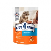 CLUB 4 PAWS PREMIUM "З лососем "сухий раціон для дорослих котів, 14 кг