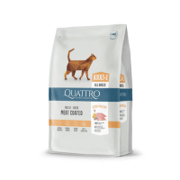 Quattro Cat Adult корм для дорослих котів від 1 року з м'ясом птиці 1,5 кг