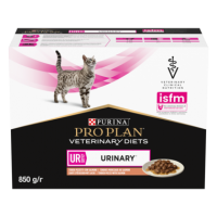 PRO PLAN® UR URINARY. Ветеринарна дієта для котів для розчинення струвітних каменів. З лососем. 85 г