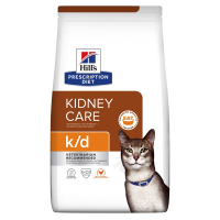 Hill’s Prescription Diet k/d Сухий корм для котів підтримання функції нирок, з куркою, 0,4 кг