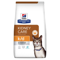 Hill’s Prescription Diet k/d Сухий корм для котів підтримання функції нирок, з тунцем, 0,4 кг