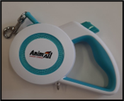 AnimAll рулетка-поводок REFLECTOR до 25кг/5метра М Блакитний-білий MS7110-5M