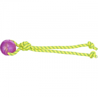 TX-33662 Aqua Toy плаваюча іграшка-мотузка з м'ячем та вузлом, 6х40см