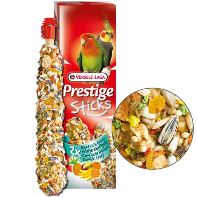 VL Prestige Sticks ЕКЗОТ.ФРУКТИ (Parakeets Exotic fruit) ласощі для середніх папуг, 140 г