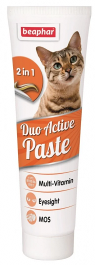 Duo Active Pasta for Cats подвійна мультивітамінна паста для здоров'я кишківника