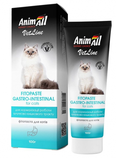 AnimAll VetLine фітопаста для нормалізації роботи шлунково-кишкового тракту, 100 г