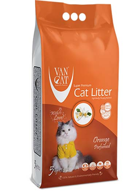 VanCat Orange наповнювач для котячого туалету бентонітовий  5 кг