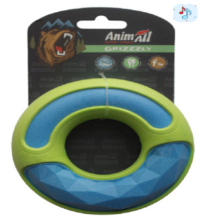 AGrizZzly Іграшка подвійне кільце, blue/green
