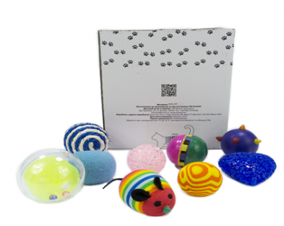 AnimAll набір-коробка іграшок для котів- 30 од.