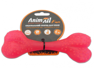 AnimAll Кістка 15 см коралова