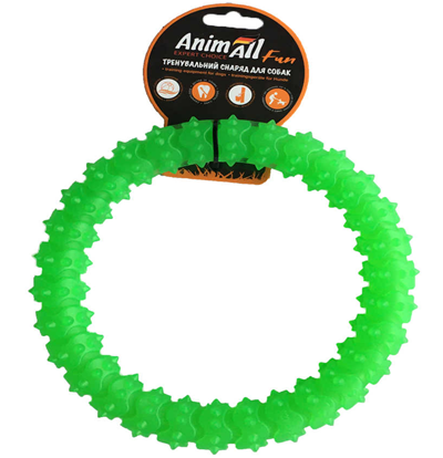 AnimAll Кільце з шипами 20 см зелене