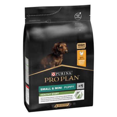 PRO PLAN®. Сухий повнораціонний корм для цуценят малих порід. Також підходить для вагітних та лактуючих собак. З куркою. 700 г.