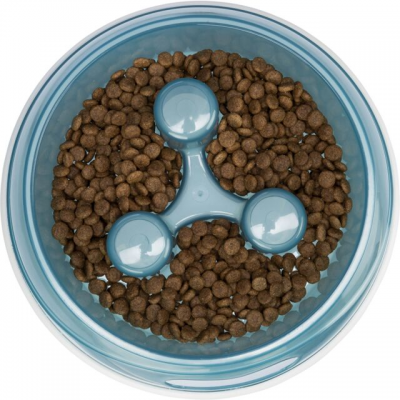 TX-25033 миска "Slow Feed",пластик/гумова кромка,1.5л/27см