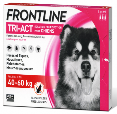 ФРОНТЛАЙН TRI-ACT піпетка д/собак 40-60кг (XL) упакування 1 піпетка